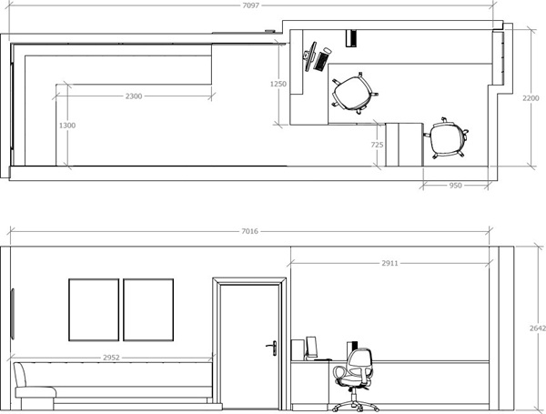 Case Study - Dental Clinic 1-1 2D Design