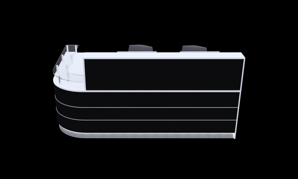 BRF - 2025 Desk 11 3D Line Drawing Front View
