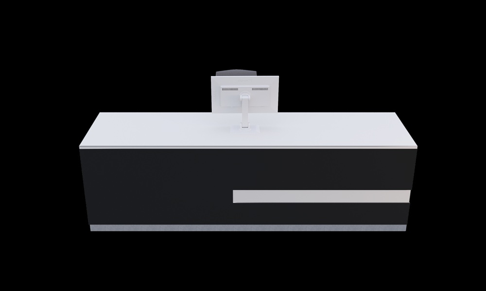 BRF - 2025 Desk 4 3D Line Drawing Front View