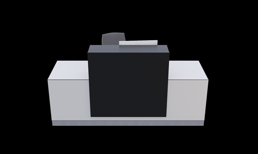 BRF - 2025 Desk 5 3D Line Drawing Front View